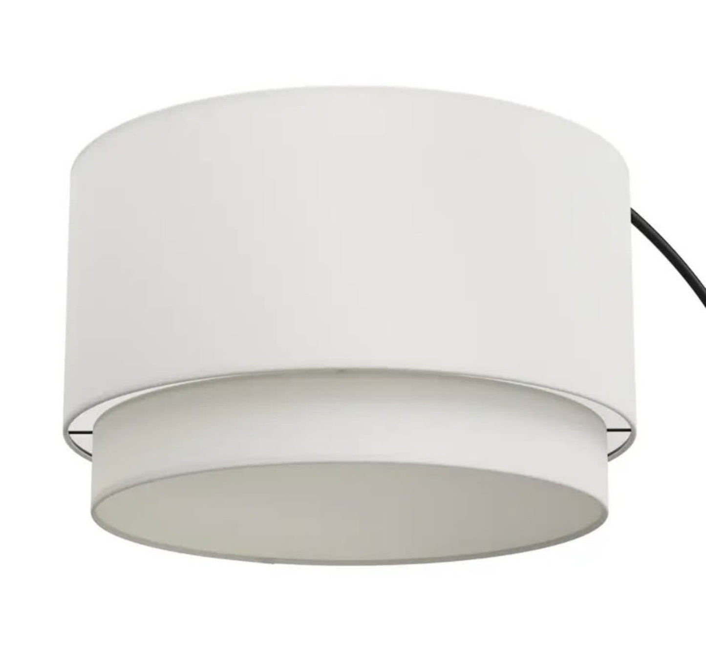 Zebu Large Linen Floor Lamp - Black (Delivery Available!! )