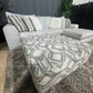 🛋️ Fluffy Sectional Sofa w/ Ottoman (Delivery Available!! )
