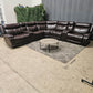 Leather Reclining Sectional Sofa (Delivery Available!! )