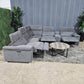 Gray Reclining Sectional Sofa (Delivery Available!! )