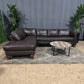 🛋️ Genuine Leather Sectional Sofa (Delivery Available!! )