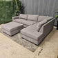 Comfy Gray Sectional Sofa + Ottoman (Delivery Available!! )