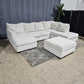 🛋️ Cream Double Chaise Sectional Sofa (Delivery Available!! )