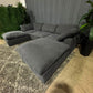 RH- Gray Linen Restoration Hardware Original Cloud Couch (5pc) | Luxe (Delivery Available!! )