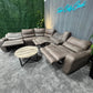 Brown Kane’s Microsuede Reclining Sectional