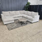 Beige Ushaped Sectional Sofa (Like New )