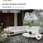 🛋️Black Velvet Dresden Sectional Sofa -Rove Concepts