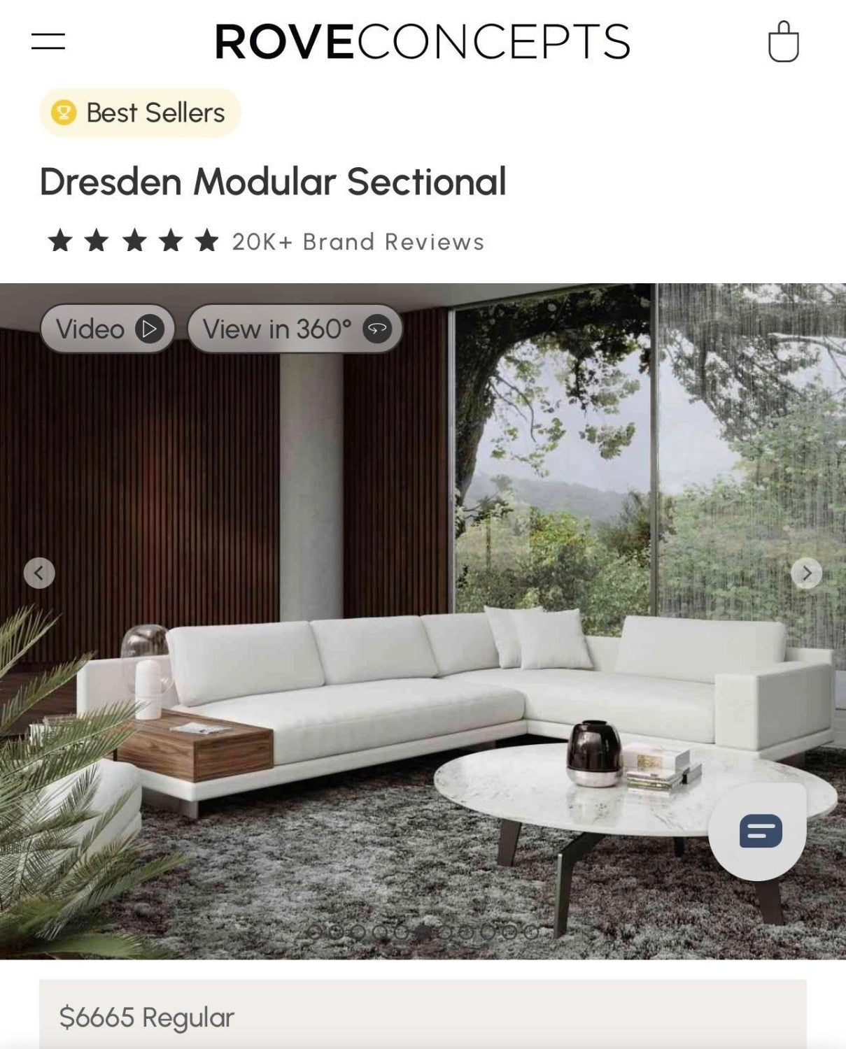 🛋️Black Velvet Dresden Sectional Sofa -Rove Concepts