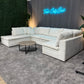 Cindy Crawford Home Sheridan Place 155” U-Shaped Sleeper Sectional | Off-White (Delivery Available!! )