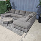 🛋️ Brown Double Chaise Sectional Sofa (Delivery Available!! )