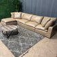 RH - Tan Leather Restoration Hardware Original Cloud Couch (5pc) | Petite (Delivery Available!! )