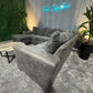 Charcoal Ushaped Sectional Sofa (Delivery Available!! )