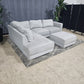 🛋️ Light Gray Sectional Sofa & Ottoman (Delivery Available!! )