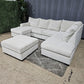 🛋️ Cream Double Chaise Sectional Sofa (Delivery Available!! )