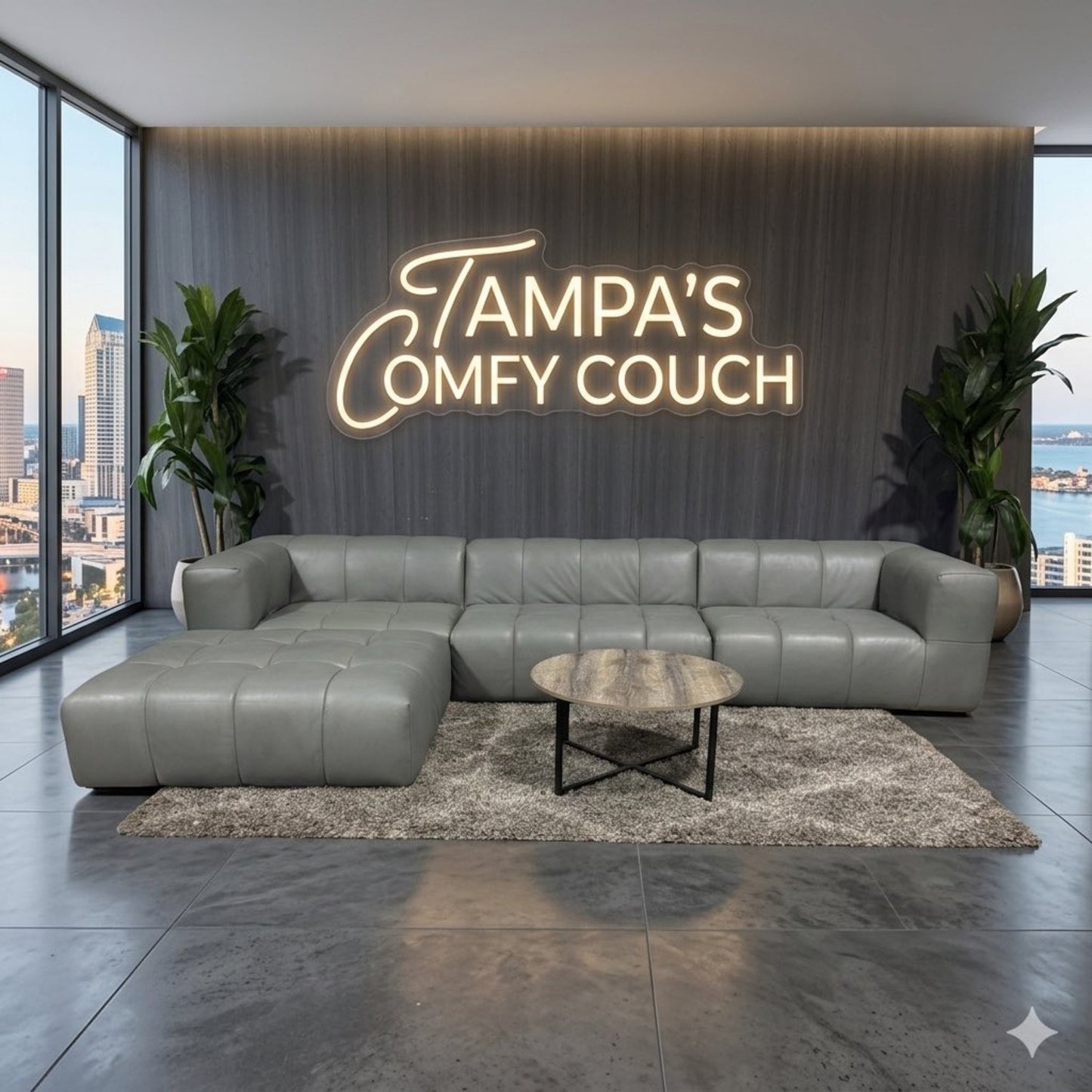 🛋️ RH- Restoration Hardware Dario Leather Modular Sofa & Ottoman