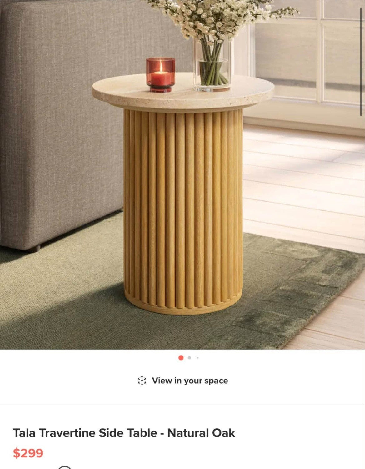 Article Tarvok Stone Side Tables | Set of 2 |  (Delivery Available!! )